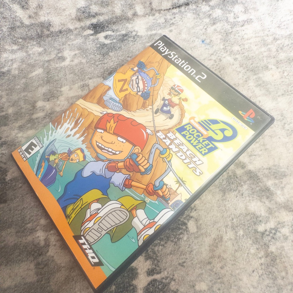 Rocket Power Beach Bandits PS2 PlayStation 2 Nickelodeon THQ Video Game Tested